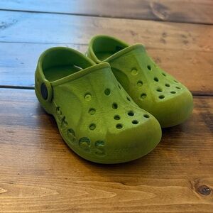 Kids Green Crocs